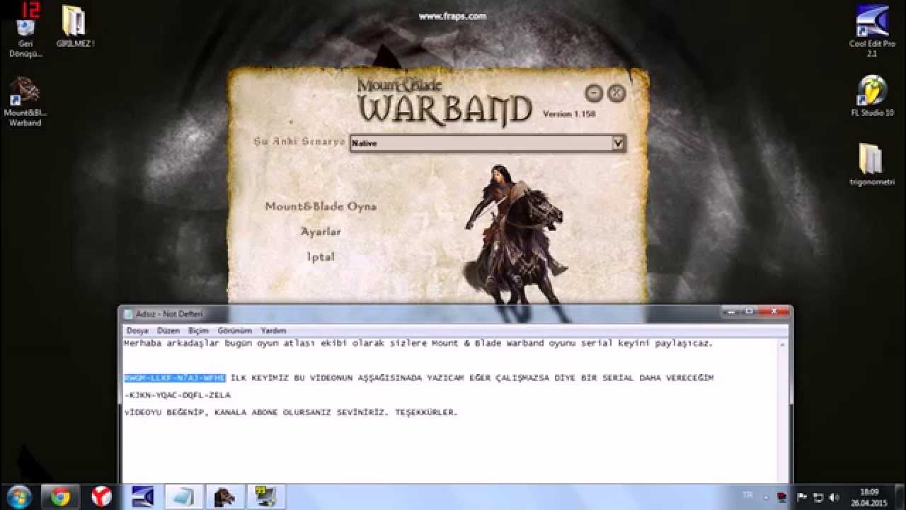 Mount And Blade Warband S1.173 Serial Key